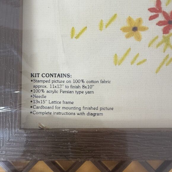 Vintage Cross Stitching Pictures & Frames X3 Paragon Craft Gallery 70’s Mod Farm - Picture 14 of 14